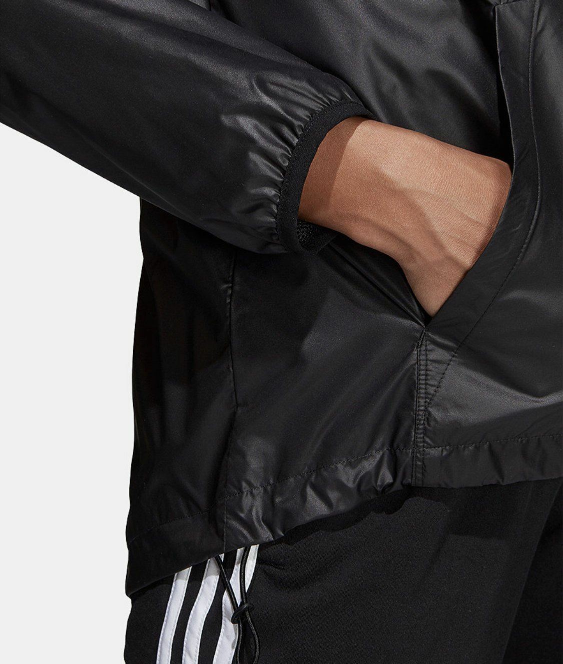 adidas essentials linear windbreaker