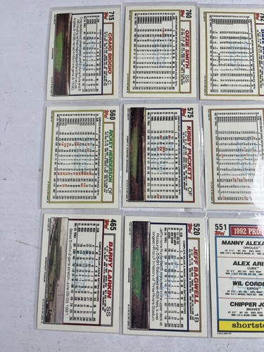 1992 Topps Baseball Card Lot (24) Hof Stars Rookies Gold Cup Set Key Cards Manny - Picture 6 of 13