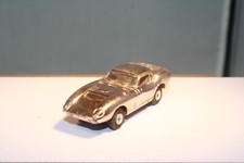 1960s Cobra Racing Car Metallic Gold Cigarbox Aurora HO Scale Made in USA