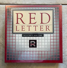 Red Letter Ultimate Word Game Family Tile Game New Sealed Vintage 1989 — photo 1