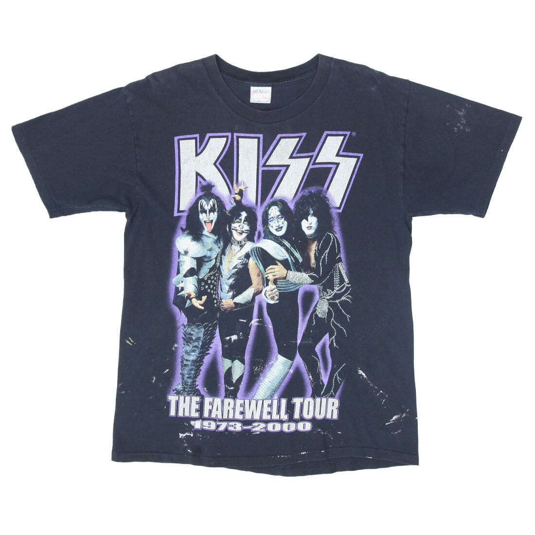 Vintage Kiss Band The Farewell Tour 1973-2000 T-Shirt Black Vintage Kiss Band The Farewell Tour 1973-2000 T-Shirt Black