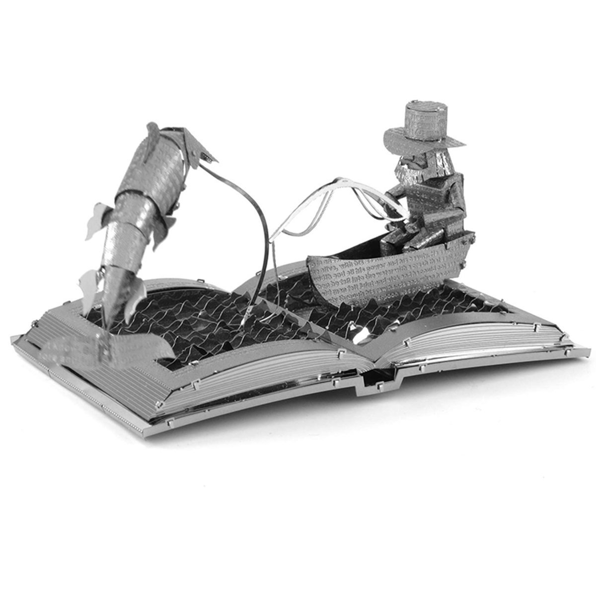Fascinations Metal Earth The Old Man and the Sea Book Sculpture 3D Model Kit