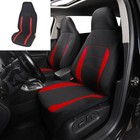 1Pairs High Back Bucket Front Seat Protector Cover Breathable Fit For Car SUV