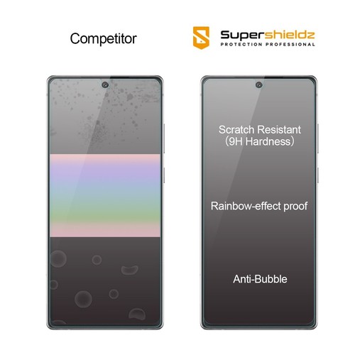 3 x protection d'écran en verre trempé Supershieldz pour Samsung Galaxy Note 20 5G - Photo 2 sur 5