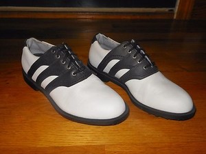 Adidas EVN 791 Men's golf shoes - Sz 8 M - Black + white - Very good  condition | eBay