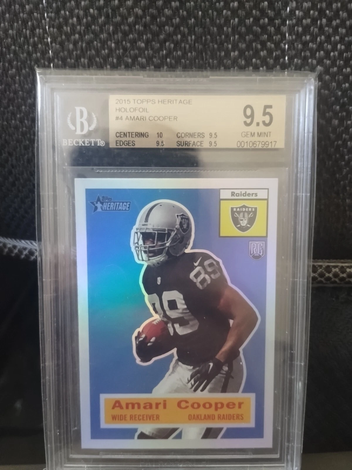 Amari Cooper Topps Heritage #4 Base