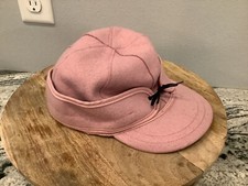 Stormy Kromer Ida Wool Cap Hat Solid Pink Made in the USA 6 7/8