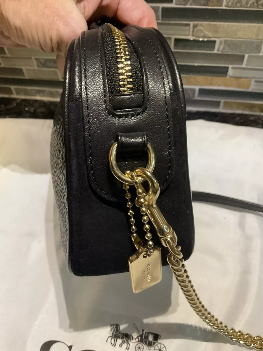 Coach Leather Crossbody Bag Black