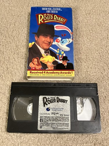 Who Framed Roger Rabbit (VHS, 1997) 90's Comedy Robert Zemeckis Vintage - Picture 6 of 11