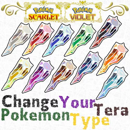 Change Your Pokemon Tera Type Choose How Many Shard Pokemon Scarlet Violet  SV