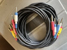 Canare Pro Audio Patch Cables Various.  Terminated With Neutrik And SwitchCraft