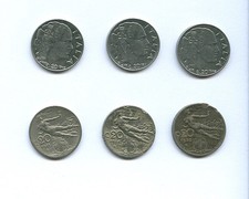 REGNO D’ITALIA 20 CENTESIMI 1911 1914 1922 1940 1941 1942