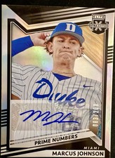 2022 Panini Elite Extra Edition - Marcus Johnson #112 Prime Numbers /200 (AU,RC)