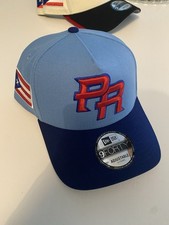 NEW ERA PUERTO RICO 26 WORLD BASEBALL CLASSIC A FRAME 9FIFTY HAT SKY BLUE RARE