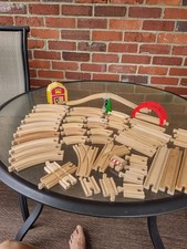huge wooden railway track layout and expansion lot,thomas,brio compatable