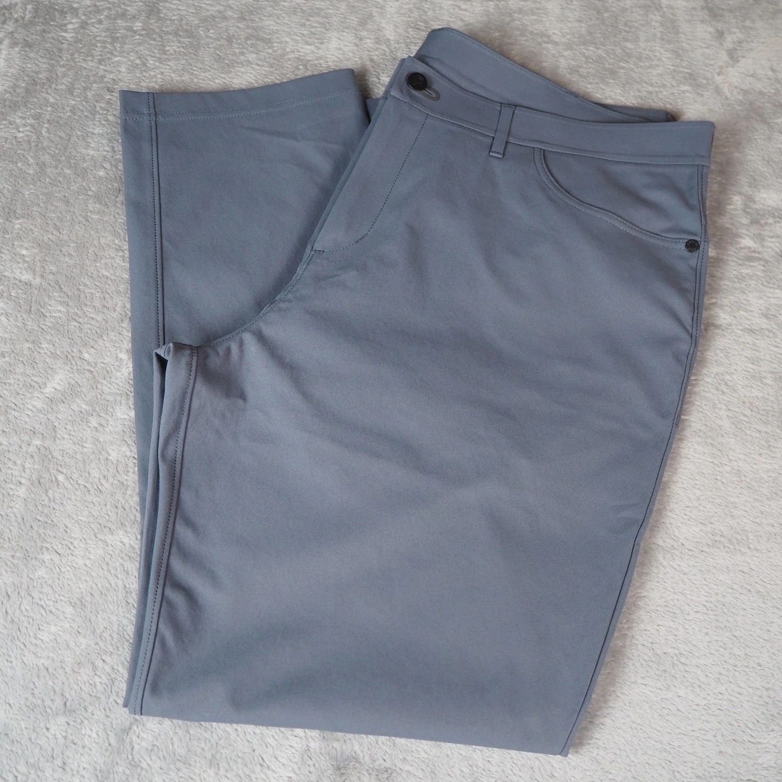 Public Rec Mens Dealbreaker 5-Pocket 38x30 Pants Lightweight Stretch Slate Golf