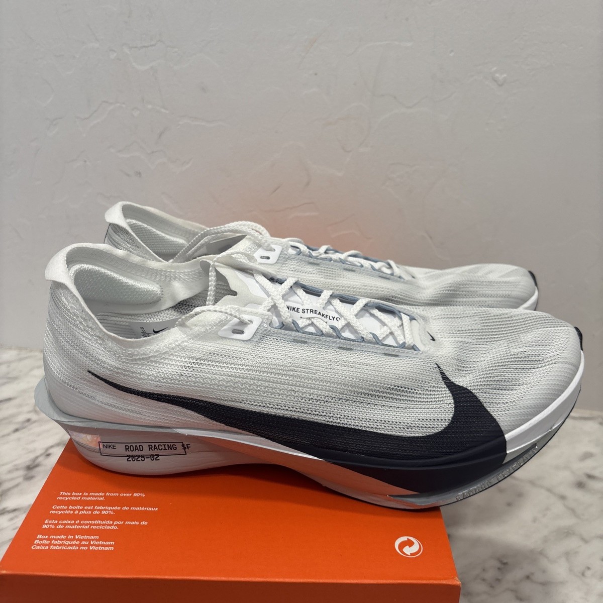Size 11 - Nike ZoomX Streakfly 2 White Obsidian Mist for sale