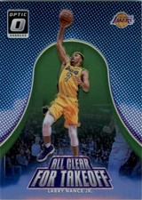 2017-18 Optic All Clear for Takeoff Lime Green #14 Larry Nance Jr. /175 BSK