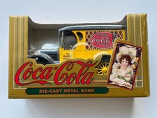 Vintage Coca Cola Die Cast Metal Delivery Truck Bank Coke 1993 Ertl Chevy GM