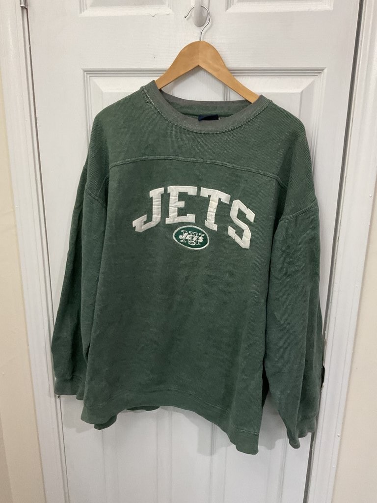 Jets Green Corduroy Sweatshirt