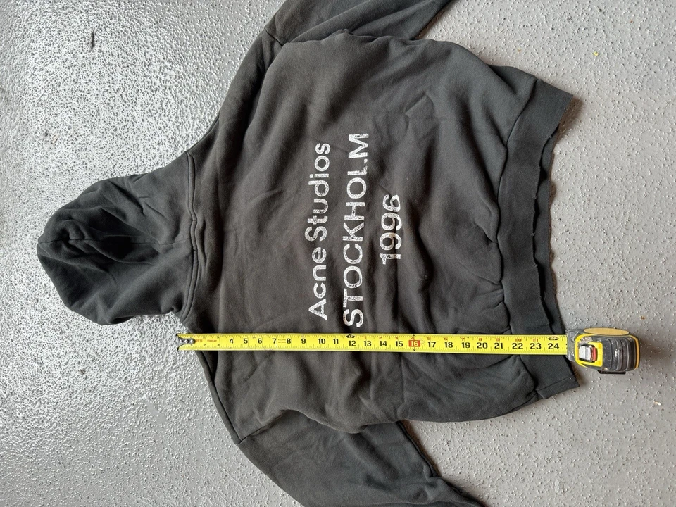 Acne Studios Hoodie Size Small Black - Image 3 of 4