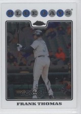 2008 Topps Chrome Frank Thomas #168 HOF 9gq