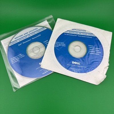 Vintage Dell Dimension And Tools System Software & Drivers CD s Backup 2003-2004