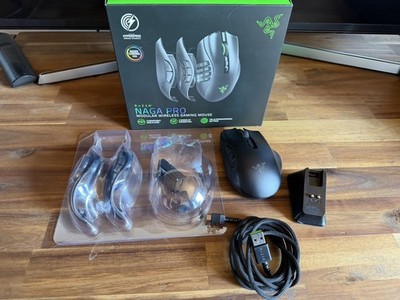 Razer Naga Pro Gaming-Maus + Ladestation