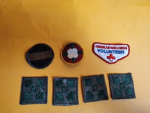 WWII US Army Armored Patch Collection Lot- 4th Infantry 184th Brigade (7)