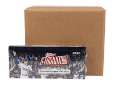 2025 TOPPS STADIUM CLUB BASEBALL HOBBY 16-BOX CASE