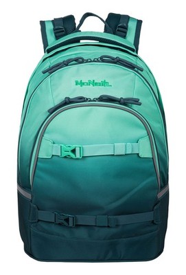 McNeill Milo School Backpack Schulrucksack Rucksack Blue Lagoon mint blau Neu