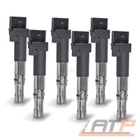 6X ZÜNdspule FÜR Audi Q7 Skoda Superb VW EOS Passat Phaeton Touareg 3.6 FSI