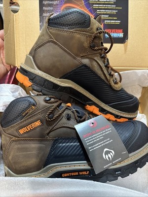 Wolverine Composite Toe Waterproof Men's Work Boot - US10.5 EW