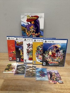 Pack Jeux Shantae Édition Limitée PS5 - Limited Run + Slipcover + Cartes à Collectionner - NEUF