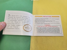 Superspike V'Ball Copa Mundial de F&uacute;tbol Voleibol Manual de Instrucciones Solo Nintendo NES