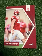 2025 Onit Indiana Hoosiers Football Mitch McCarthy Base Card B-45 AL1
