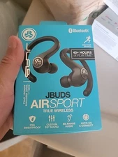 JLab JBuds Air Sport True Wireless Earbuds Black New
