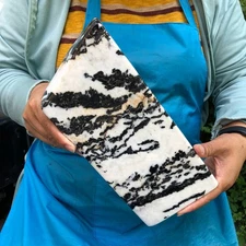 3550g Natural Beautiful Zebra Stone Crystal Mineral Specimen Healing 2186