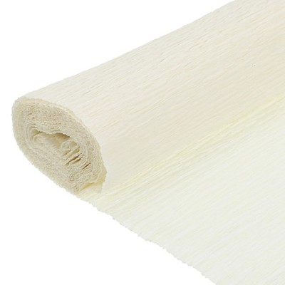 Crepe Paper 7.9ft Long 20 Inch Wide Milk White Crepe Paper Roll