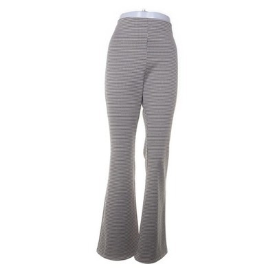 H&M, Hose, Größe: L, Beige, Elasthan/Polyester, Hahnentritt, Damen #W7F