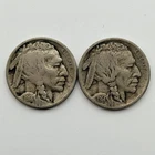 (Lot of 2) 1914-S Buffalo Nickel 5C Better Grade Semi Key San Francisco Coins
