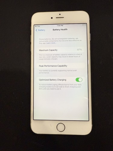 Apple iPhone 6s Plus - 64 Go - Blanc/Argent (Désimlocké) GSM - Photo 3 sur 8