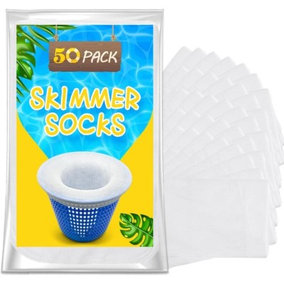 Pool Skimmer Socken: Filternetz für Teichreinigung, Schutz Pumpe & Körbe