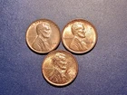 Nice Lot of (3) BU RD 1936-P Lincoln Cents