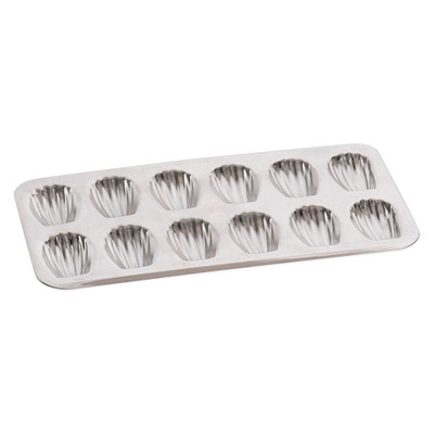 Gobel 12 Hole/Cups Madeleine Tinplate- Non-Stick Baking Mould - Made In France