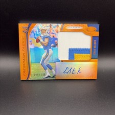 2019 Panini Certified  Freshman Fabric Signat...
