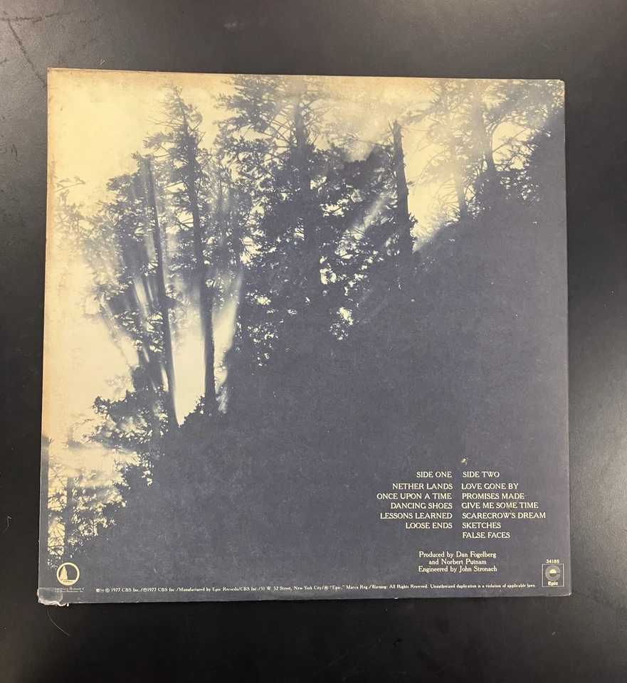 Dan Fogelberg - Nether Lands LP (Full Moon Epic PE 34185) 1977 Pitman Pressing Foto 2 de 4