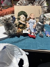 Wizard of Oz Dorothy  Scarecrow  Tin Man Damaged Toto- STORE Plush