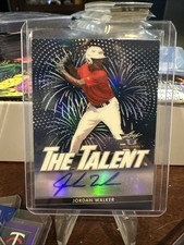 Jordan Walker 34/50 (CARDINALS) 2020 LEAF VALIANT Blue Parallel The Talent