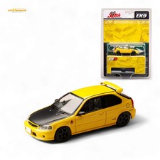Hobby Japan Honda Civic EK9 Yellow 1:64
